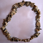 Bracelet baroque Jaspe dalmatien