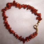 Bracelet baroque Jaspe rouge